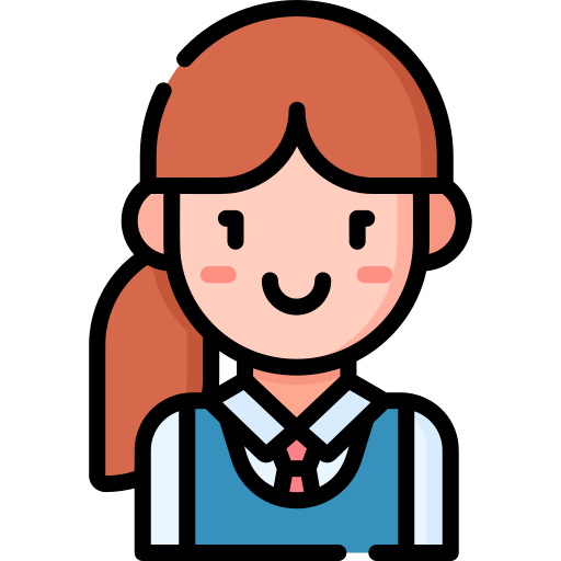 School Uniform Girl Icon
